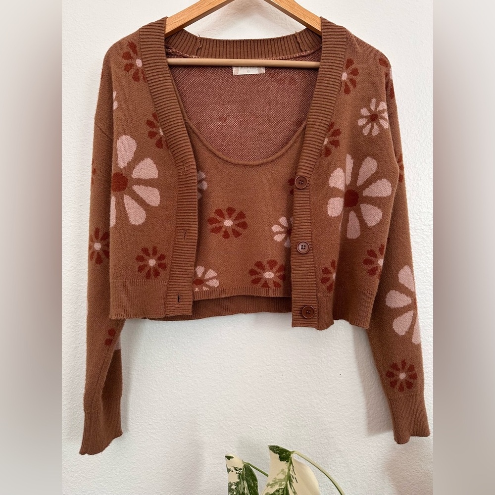 Floral Altar’d State Cardigan Sweater